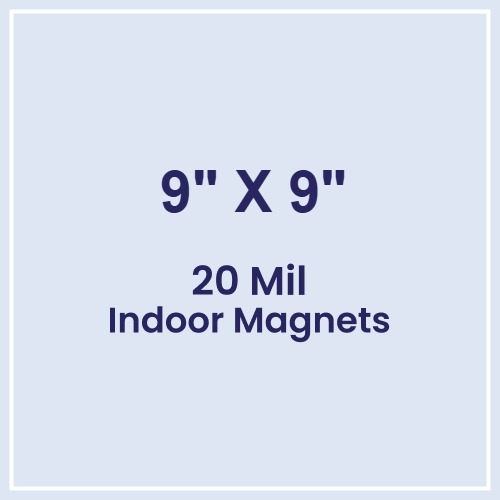 Magnet - 9x9 Square Corners - 20 mil