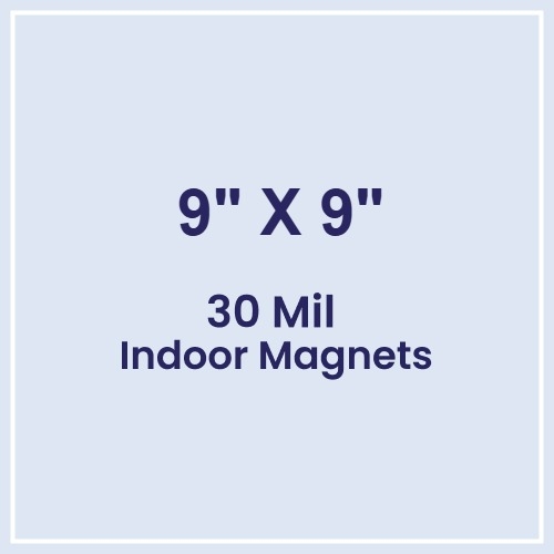 Magnet - 9x9 Square Corners - 30 Mil