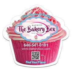 4.05x3.79 Cup Cake Shaped Magnets 30 Mil