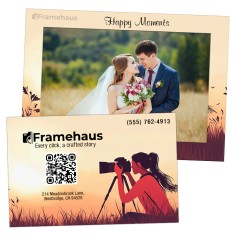 Customized 5x7 Picture Frame Square Corner Magnets 20 Mil