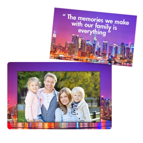 Magnet - Picture Frame Round Corner (7.38x5) - 30 Mil - Outdoor Safe