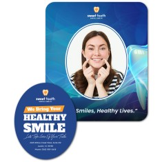 Picture Frame Magnet (3x3.5) - Oval Punch (1.8125x2.25) - 20 Mil