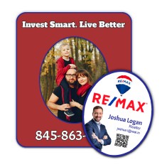 Picture Frame Magnet (3x3.5) - Oval Punch (1.8125x2.25) - 40 Mil Outdoor