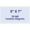5x7 Square Corners Outdoor Magnets - 30 Mil
