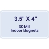 3.5x4 Round Corners Indoor Magnets - 30 Mil
