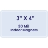 3x4 Round Corners Indoor Magnets - 30 Mil
