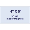 4x5 Square Corners Indoor Magnets - 30 Mil