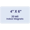 4x6 Round Corners Indoor Magnets - 20 Mil