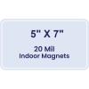5x7 Round Corners Indoor Magnets - 20 Mil