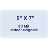 5x7 Round Corners Indoor Magnets - 30 Mil
