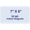 7x6 Round Corners Indoor Magnets - 30 Mil