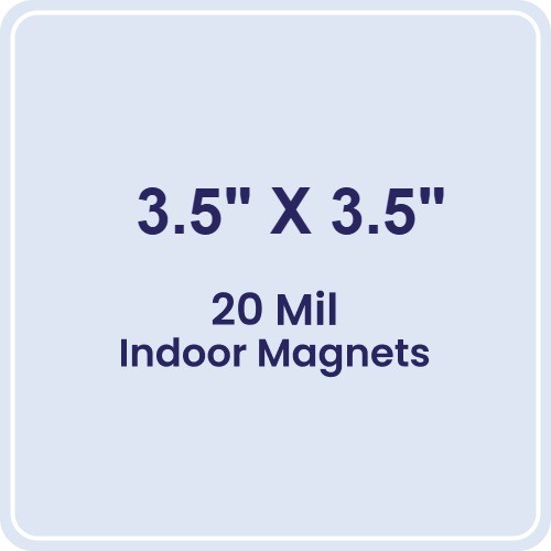 Magnet - 3.5x3.5 Round Corners - 20 Mil