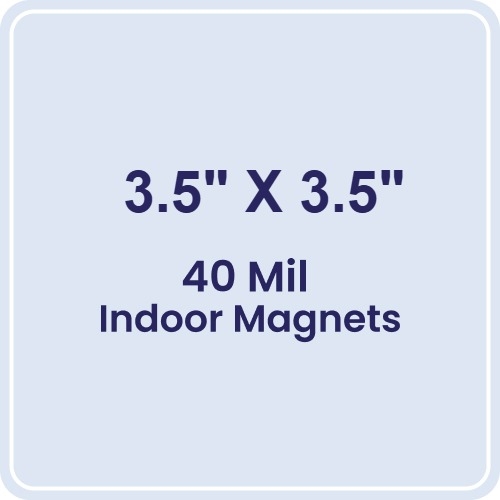 Magnet - 3.5x3.5 Round Corners - 40 Mil
