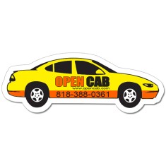 4.27x1.58 Automobile Car Vehicle Shape Magnets 20 Mil