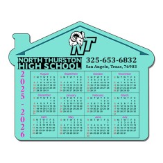 4.75x3.88 Custom House Shaped Magnets - 20 Mil