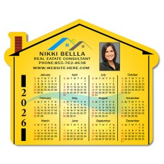 4.25x3.5 House Shaped Magnet 20 mil Indoor