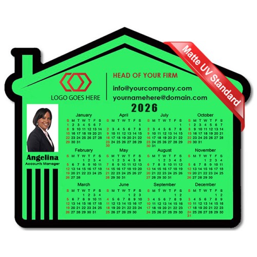 Magnet- 4.25x3.5 House - 30 Mil Outdoor Use