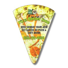 Magnet - Pizza Slice Shape (1.88x2.63) - 30 Mil - Outdoor Safe