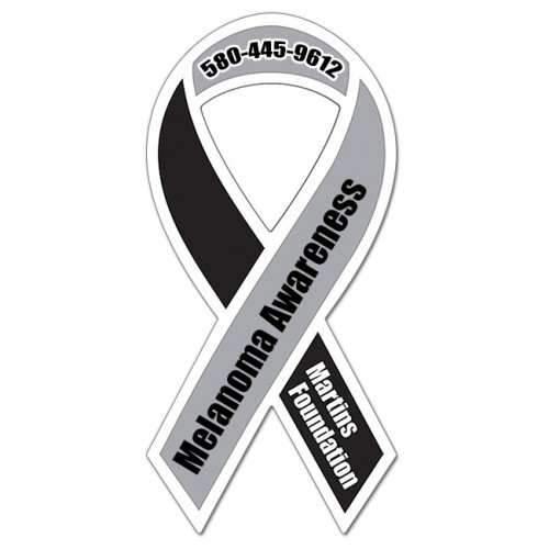 Magnet- 3.8x8 Awareness Ribbon - 30 Mil Outdoor Use