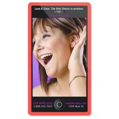 Magnet - Smart Phone Shape (2.5x4.5 Round Corners) - 20 Mil