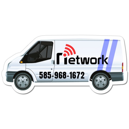 Magnet - Sprinter Van Shape (4.75x2.21) - 30 Mil - Outdoor Safe
