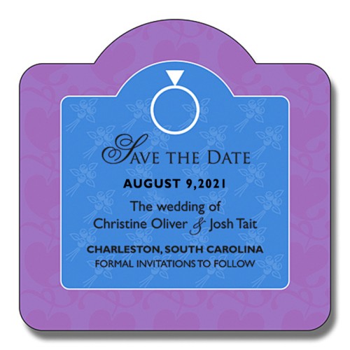 Magnet - Circle Top & Rounded Corners (3x3) - 20 Mil