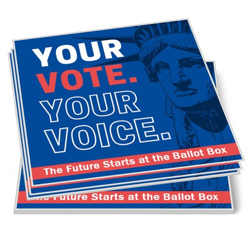 2.5x2.5 Inch Square Full Color Outdoor Vinyl Stickers