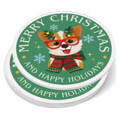 2 Inch Circle Full Color Indoor Paper Stickers