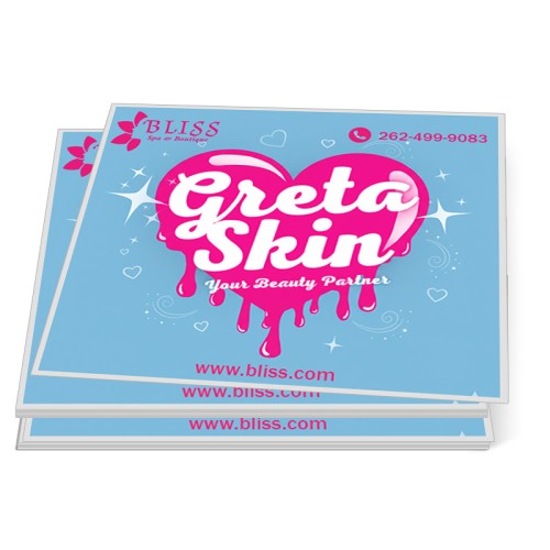 3.5x4 Inch Rectangle Full Color Indoor Paper Stickers