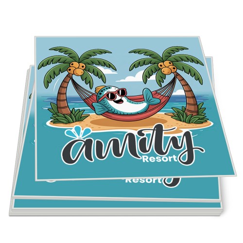 3x3 Inch Square Full Color Indoor Paper Stickers