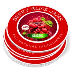 4 Inch Circle Full Color Indoor Paper Stickers