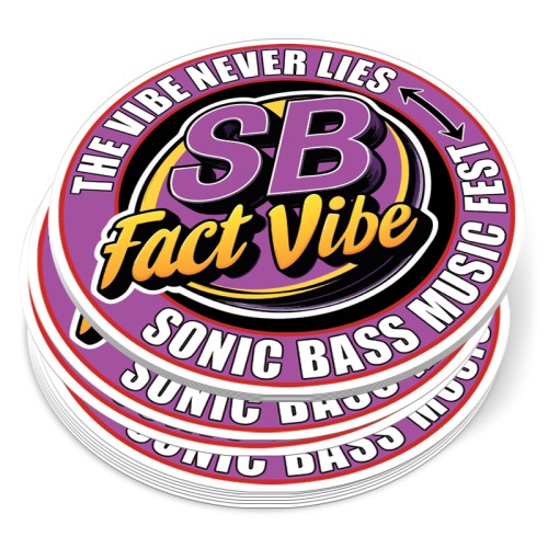 4 Inch Circle Full Color Outdoor Vinyl Stickers
