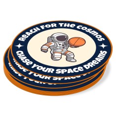 4x3 Inch Oval Full Color Outdoor Vinyl Stickers