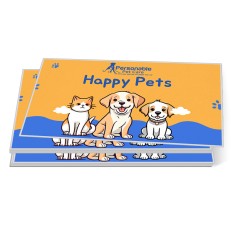 4x7 Inch Rectangle Full Color Indoor Paper Stickers