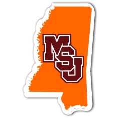 2.91x5.13 Custom Mississippi Shaped Magnets 20 Mil