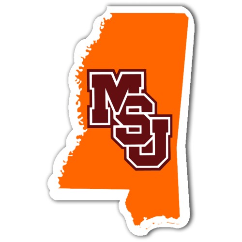 2.91x5.13 Custom Mississippi Shaped Magnets 20 Mil