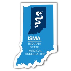 2.33x3.5 Custom Indiana Shaped Magnets 20 Mil