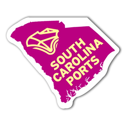 3.82x2.56 Custom South Carolina Shaped Magnets 20 Mil