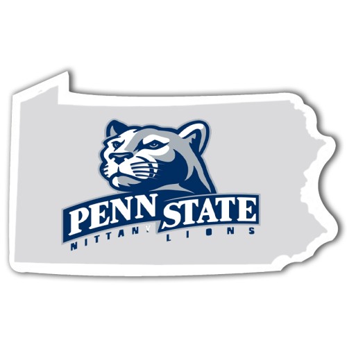 3.55x2.3 Custom Pennsylvania Shaped Magnets 20 Mil