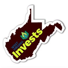 3.56x3.32 West Virginia Shaped Magnets 20 Mil