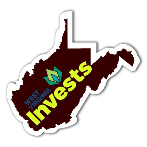 3.56x3.32 West Virginia Shaped Magnets 20 Mil