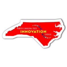2.3x5.03 Custom North Carolina Shaped Magnets 20 Mil