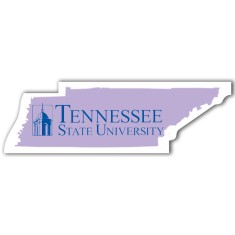 5.12x1.63 Custom Tennessee Shaped Magnets 20 Mil