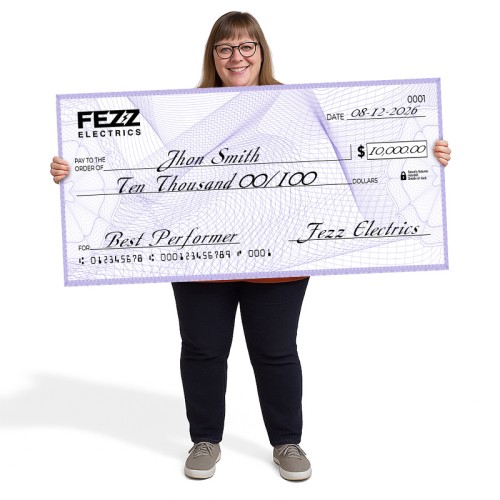 18" x 36" Economy Big Checks