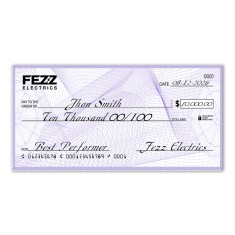 22" x 48" Economy Large Checks