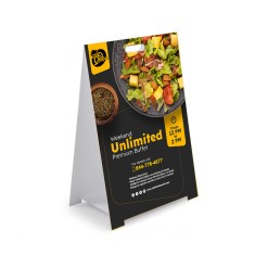 24"x18" Coroplast A-Frame Signs