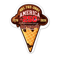 2.25x2.87 Inch Ice Cream Cone Magnets - 20 Mil