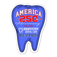 2.5x3.5 Inch Tooth Shape Magnets - 20 Mil