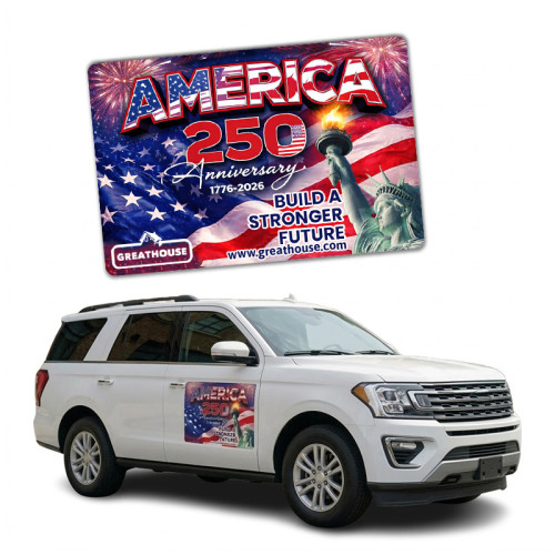 24x36 Round Corner Outdoor Car Magnets - 30 Mil