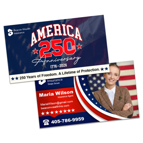2x3.5 Inch Double Sided Business Card Magnets
